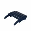 Outdoor Adirondack Chair & Ottoman Set – Navy Blue