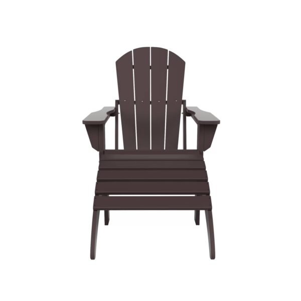 oqhz7trf9pdchghpqii3.jpg Outdoor Adirondack Chair & Ottoman Set – Dark Brown